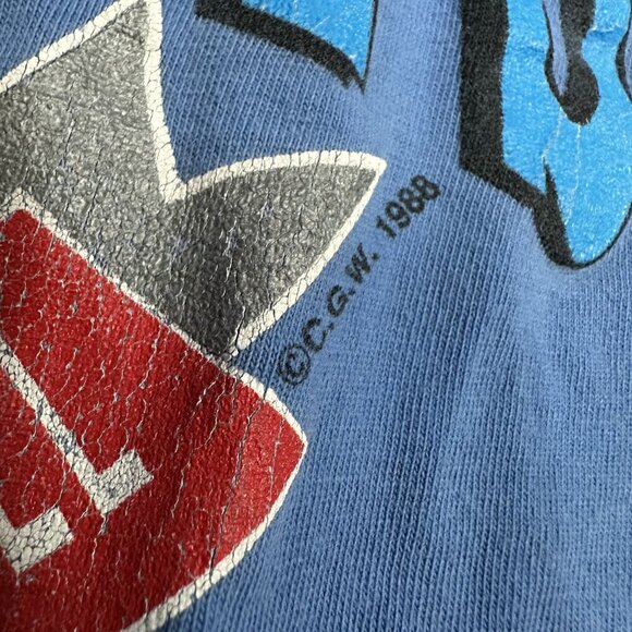 Toronto Blue Jays 1988 Short Sleeve Shirt Single Stitch L Waves Actionwear READ - Picture 4 of 8